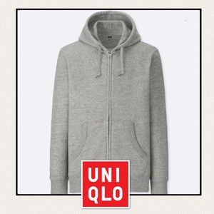 EUC Uniqlo Men Full Zip Hoodie